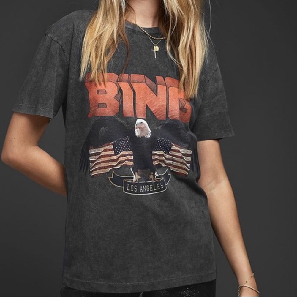 Anine Bing Vintage Eagle Tee